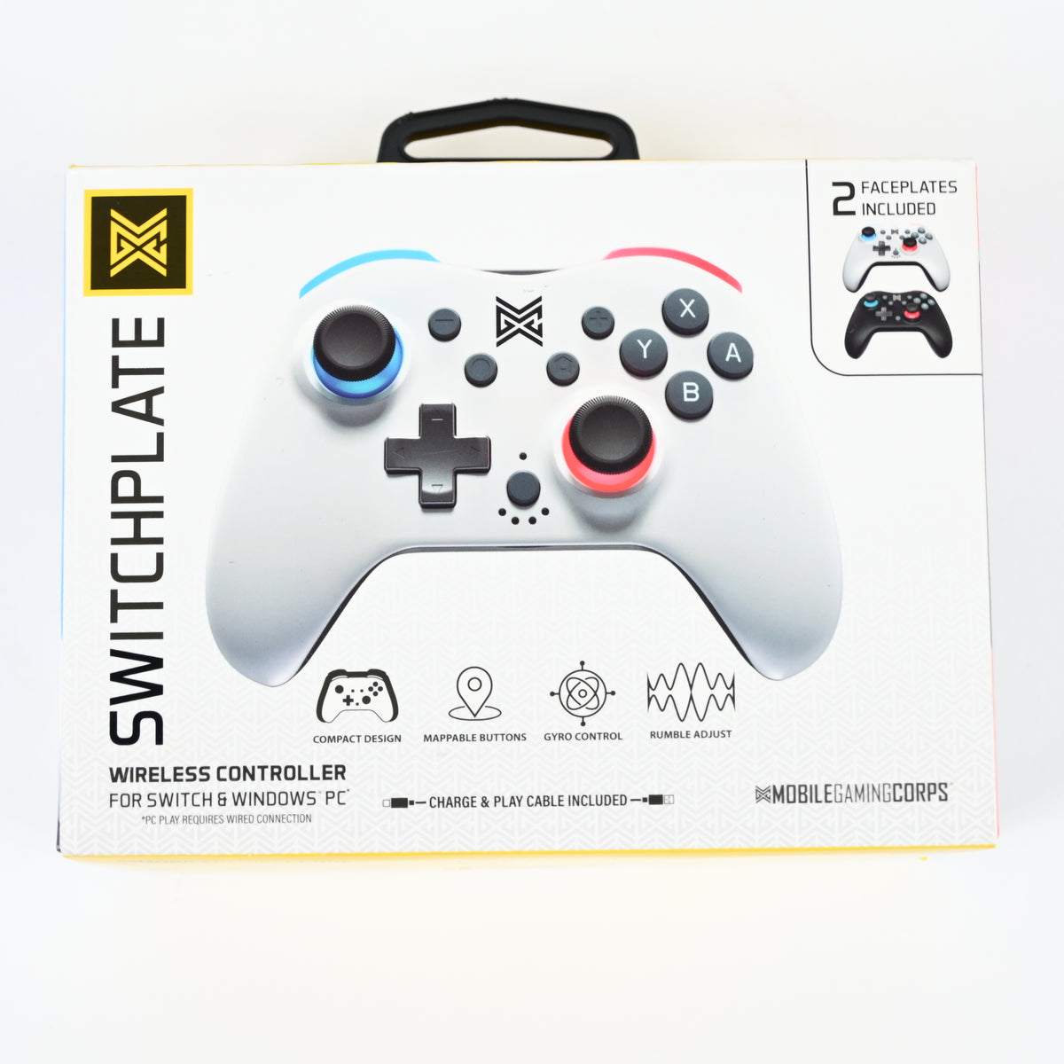 MGC Switchplate Wireless Controller for Nintendo Switch + PC - Two Faceplates