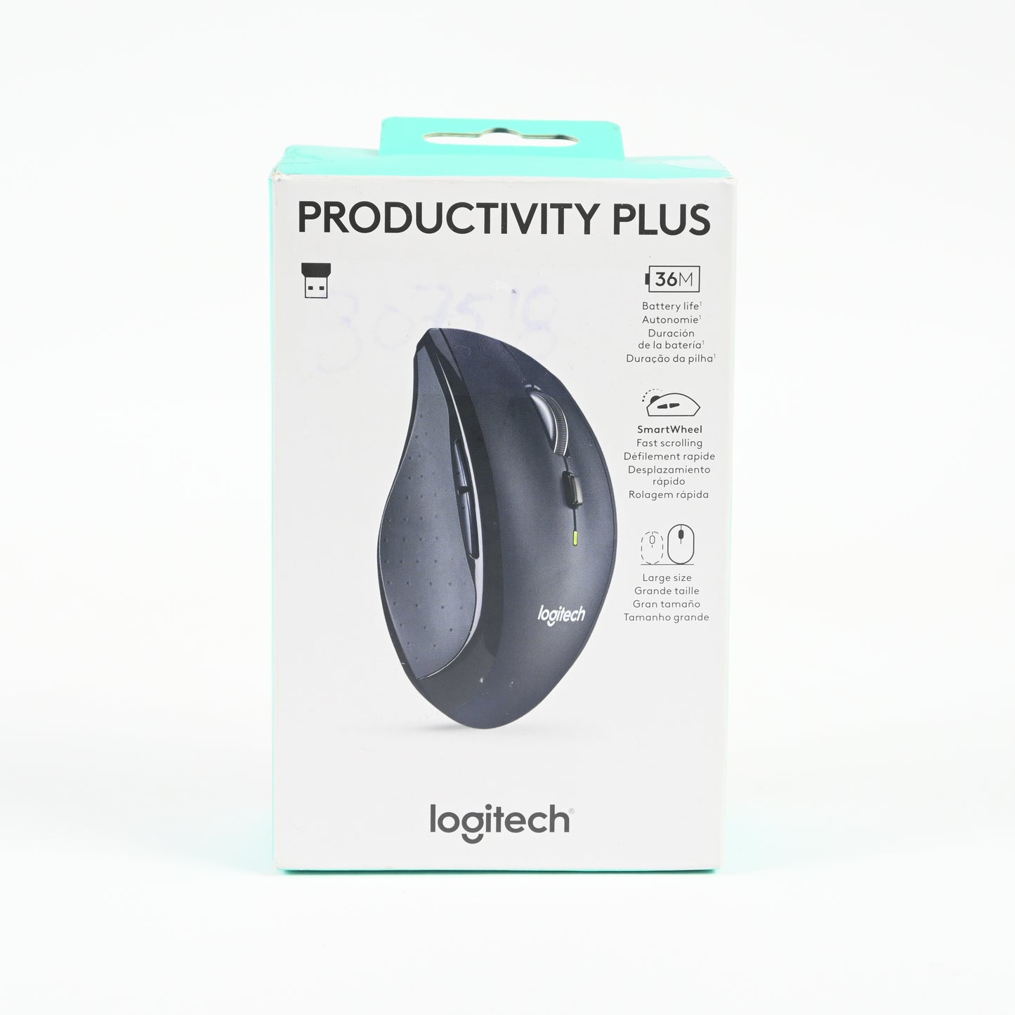Logitech Productivity Plus Wireless Mouse - Black