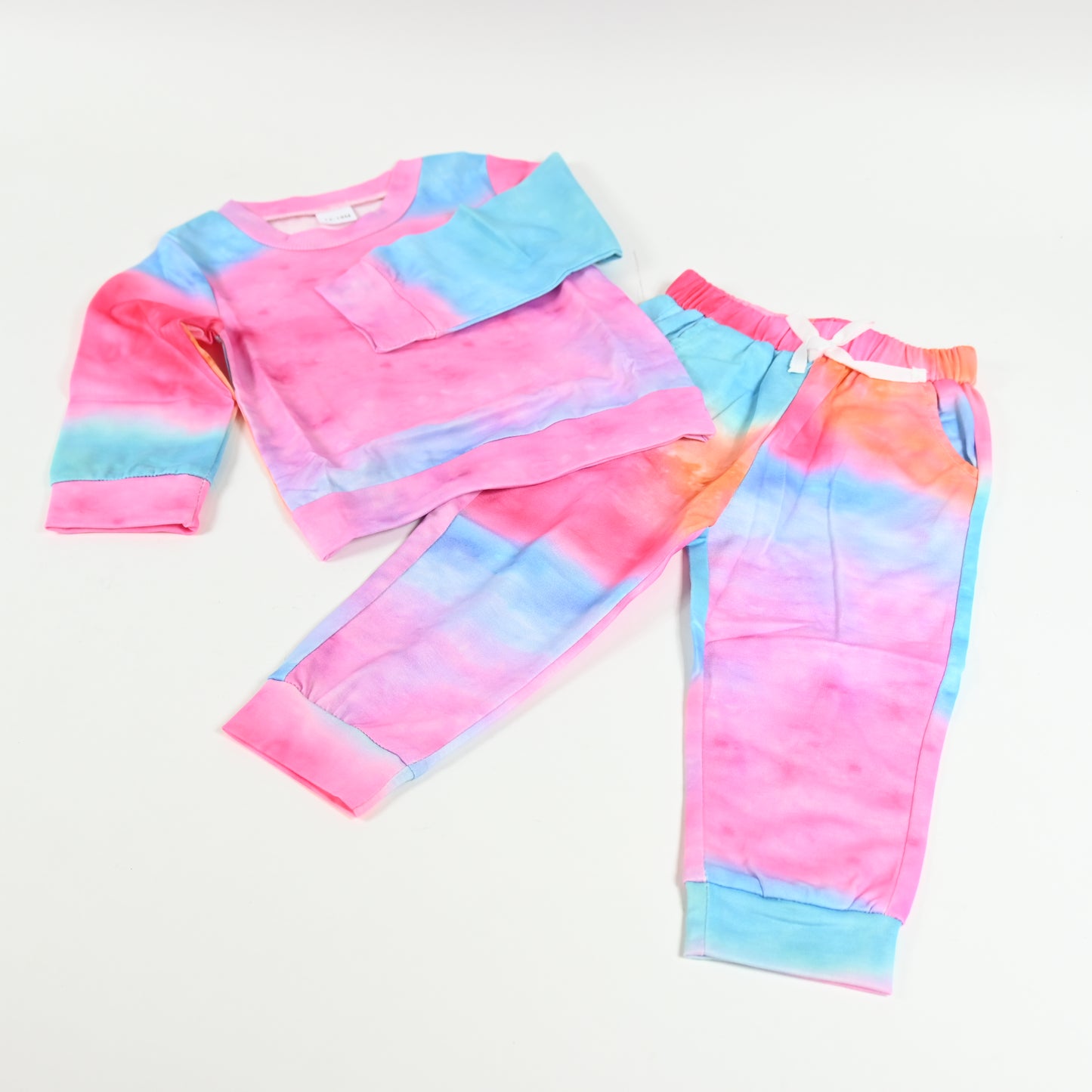 YOUNGER TREE Toddler Fall Outfits Girl Long Sleeve Sweatsuit Top and pant 12-18M
