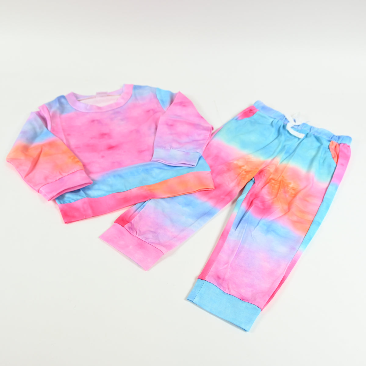 YOUNGER TREE Toddler Fall Outfits Girl Long Sleeve Sweatsuit Top and pant 18-24M