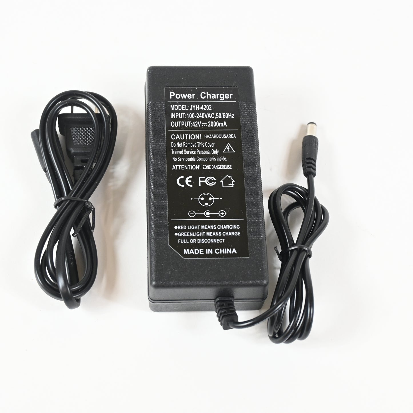 JYH-4202 Electric Scooter Battery r, 42V 2A Electric bike r for 36V Lithium Battery, e Bike r Adapter Replacement for M365 S1/2/3/4 S1/2/4(USA)