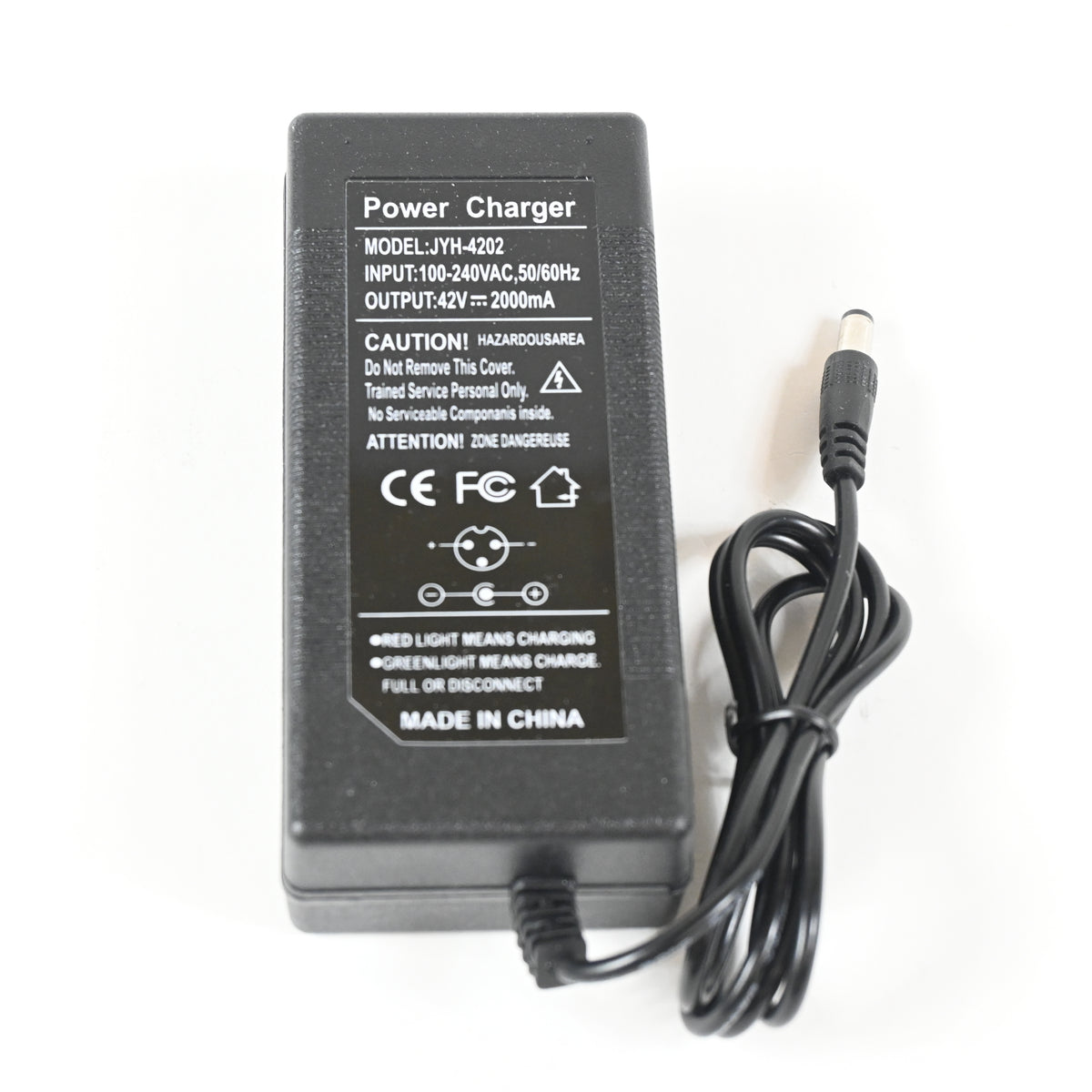 JYH-4202 Electric Scooter Battery r, 42V 2A Electric bike r for 36V Lithium Battery, e Bike r Adapter Replacement for M365 S1/2/3/4 S1/2/4(USA)