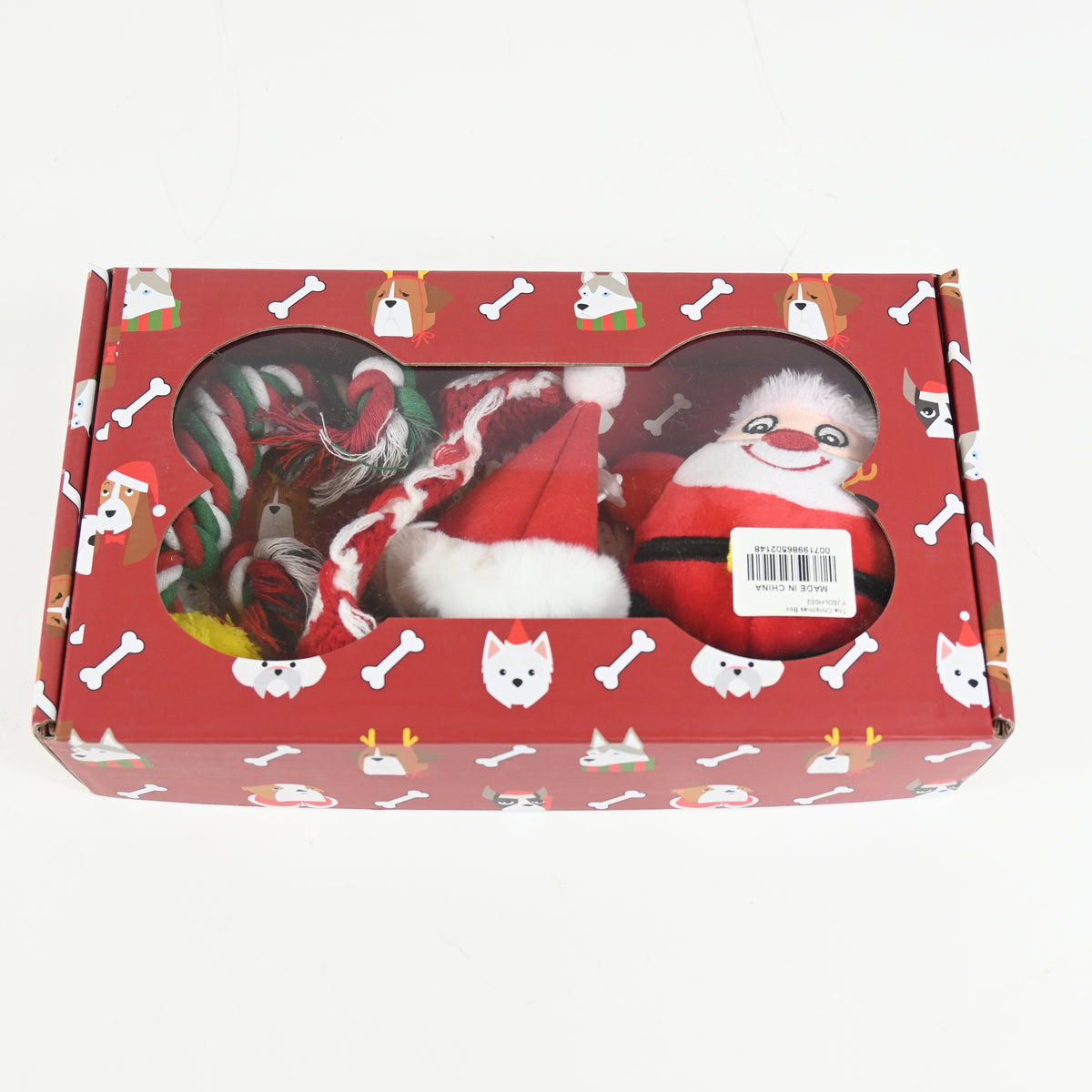 The Christmas Box- 4 piece dog toys