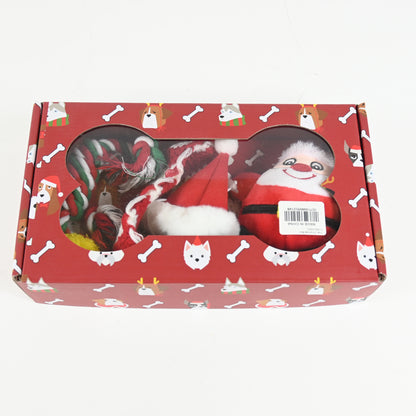 The Christmas Box- 4 piece dog toys