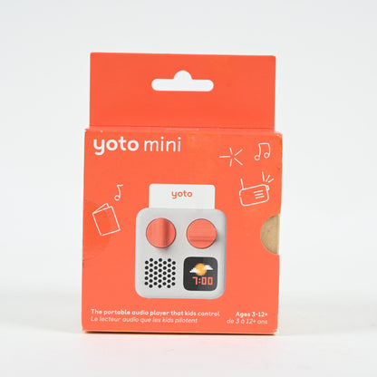 Yoto Mini + Make Your Own Card - Screen-Free Bluetooth Audio Player - Grade B