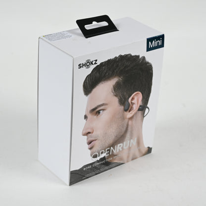 SHOKZ OpenRun MINI Wireless Bluetooth Sport Headphones Black - Grade A
