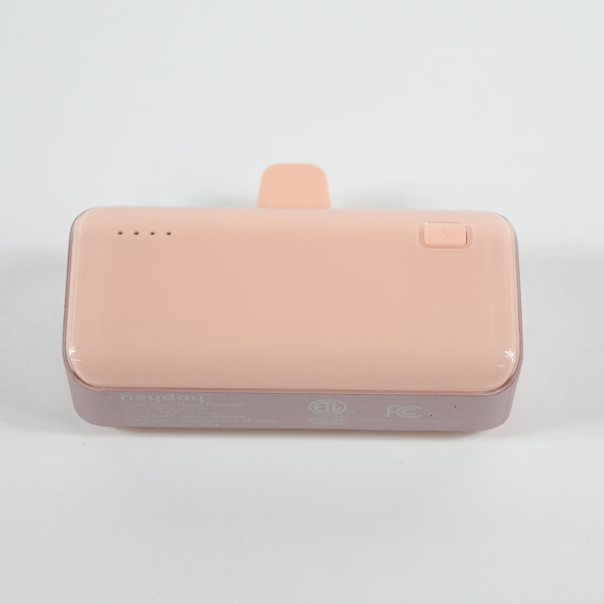 4200mAh Plug In Power Bank with USB-C Connector- heyday Peach - Grade A