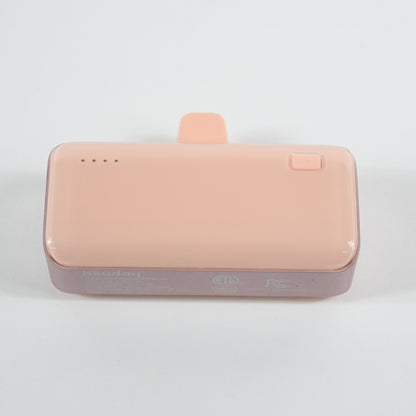 4200mAh Plug In Power Bank with USB-C Connector- heyday Peach - Grade A