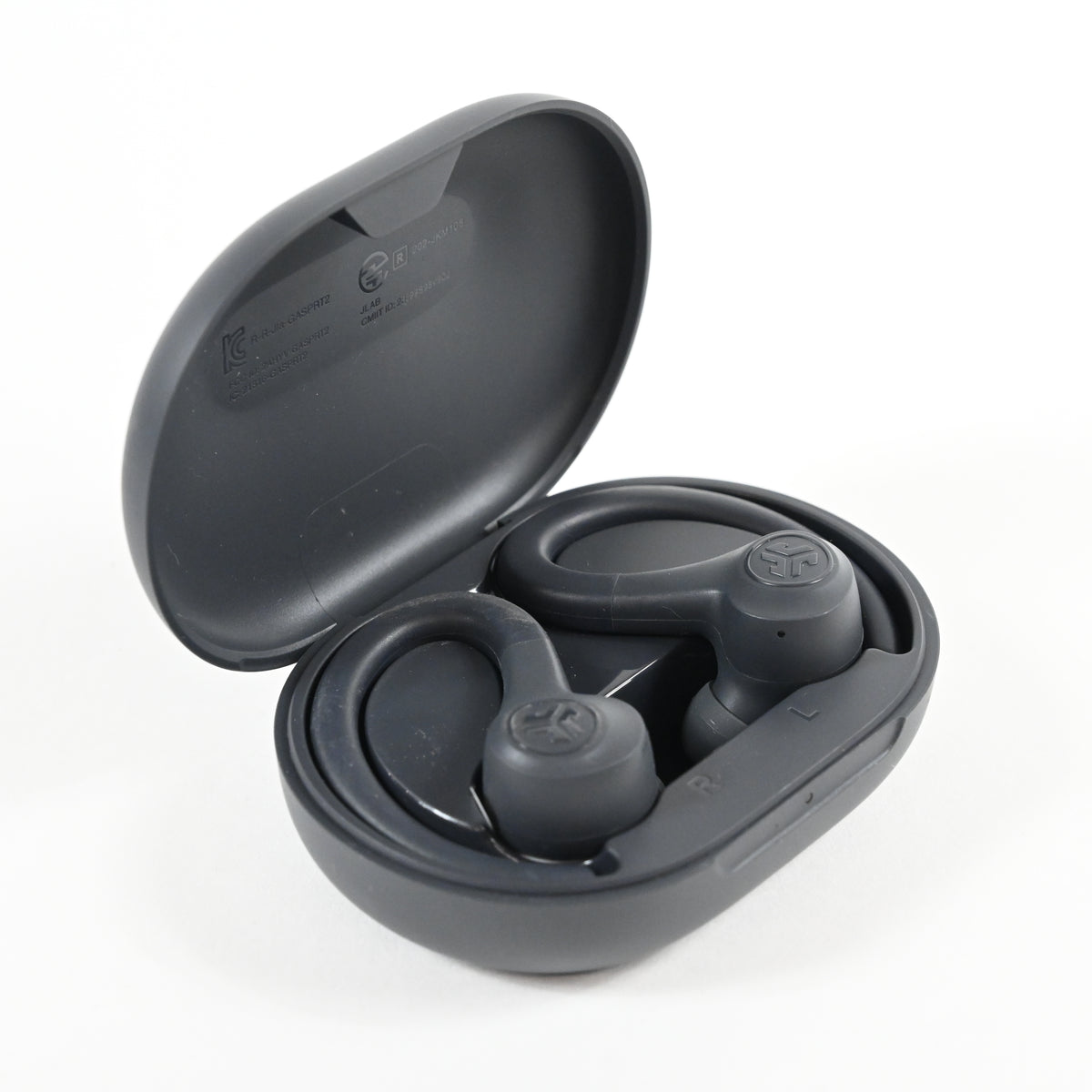 JLab Go Air Sport Bluetooth Wireless Workout Earbuds - Graphite/Black - Grade A