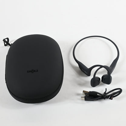 SHOKZ OpenRun Pro 2 Open-Ear Bone Sport Wireless Headphones Black - Open Box