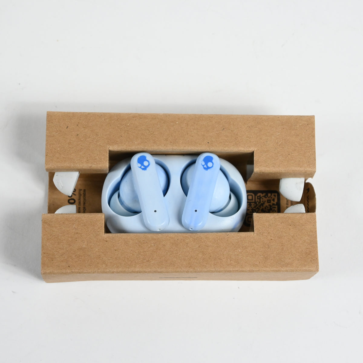 Skullcandy EcoBuds Sustainable Wireless Bluetooth Earbuds - Glacier - Grade A
