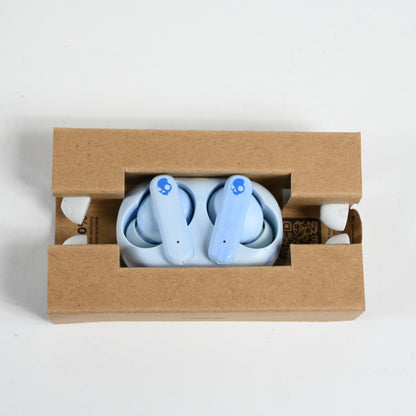 Skullcandy EcoBuds Sustainable Wireless Bluetooth Earbuds - Glacier - Grade A