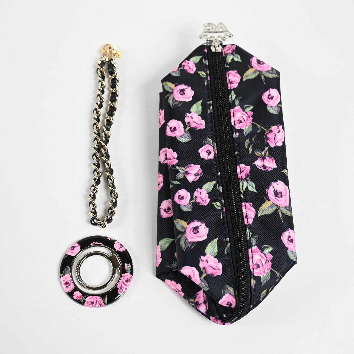VELVET CAVIAR Pink Rose Floral Phone Accessories Gift Set - Open Box