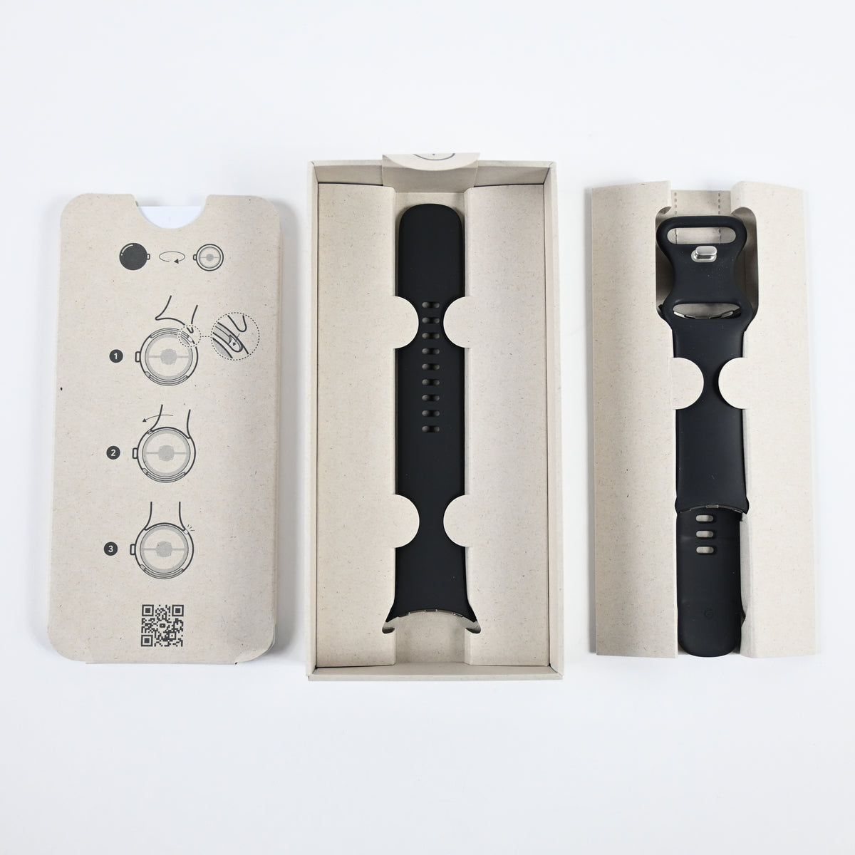 Google Pixel Watch 3-45mm Latest Model-Matte Black Aluminum Band - Open Box
