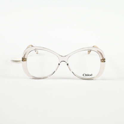 Chloe CH0011O 002 Womens Authentic Eyeglasses Clear Light Pink, 56-13mm - New