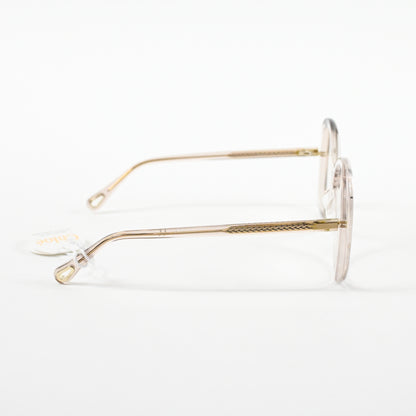 Chloe CH0011O 002 Womens Authentic Eyeglasses Clear Light Pink, 56-13mm - New
