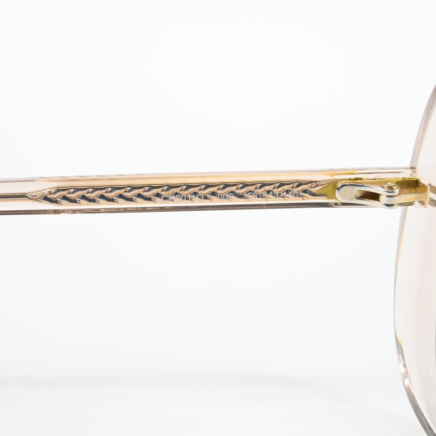 Chloe CH0011O 002 Womens Authentic Eyeglasses Clear Light Pink, 56-13mm - New