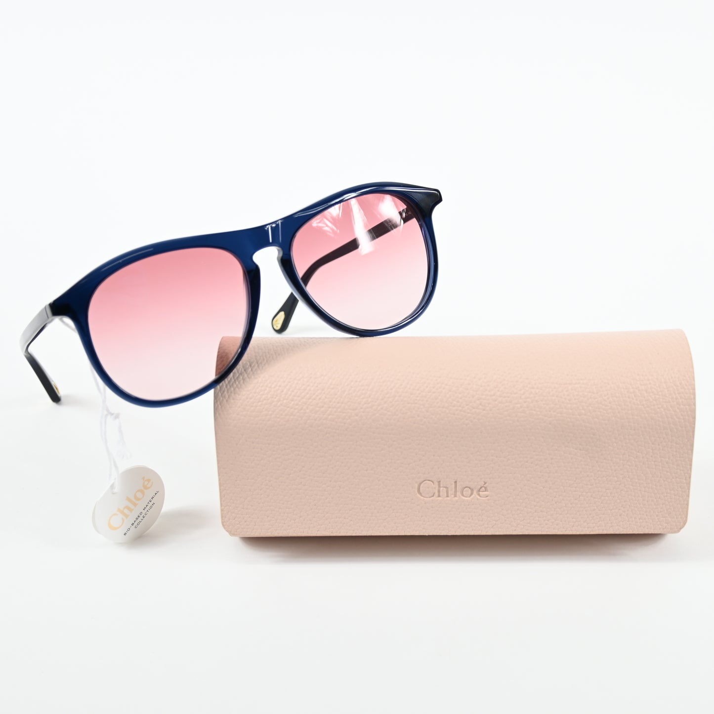 Chloe CH0009S 001 Womens Authentic Sunglasses Dark Blue, 56mm - New