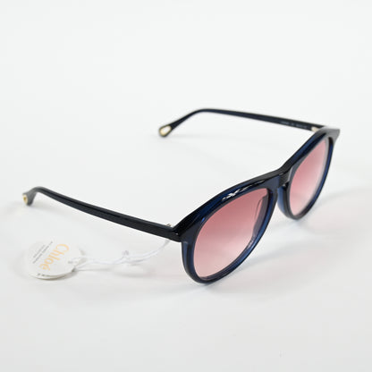Chloe CH0009S 001 Womens Authentic Sunglasses Dark Blue, 56mm - New
