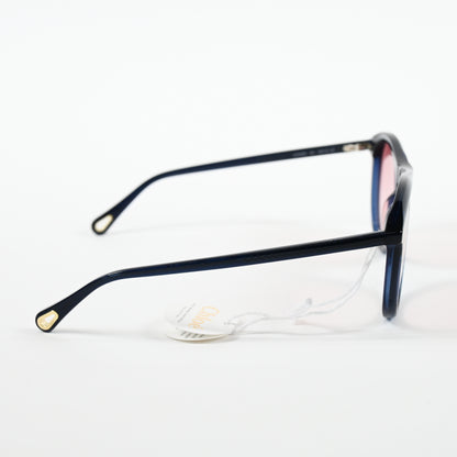 Chloe CH0009S 001 Womens Authentic Sunglasses Dark Blue, 56mm - New