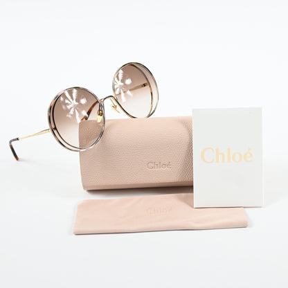 Chloe CH0037S 001 Womens Authentic Sunglasses Havana/Brown, 61mm - New
