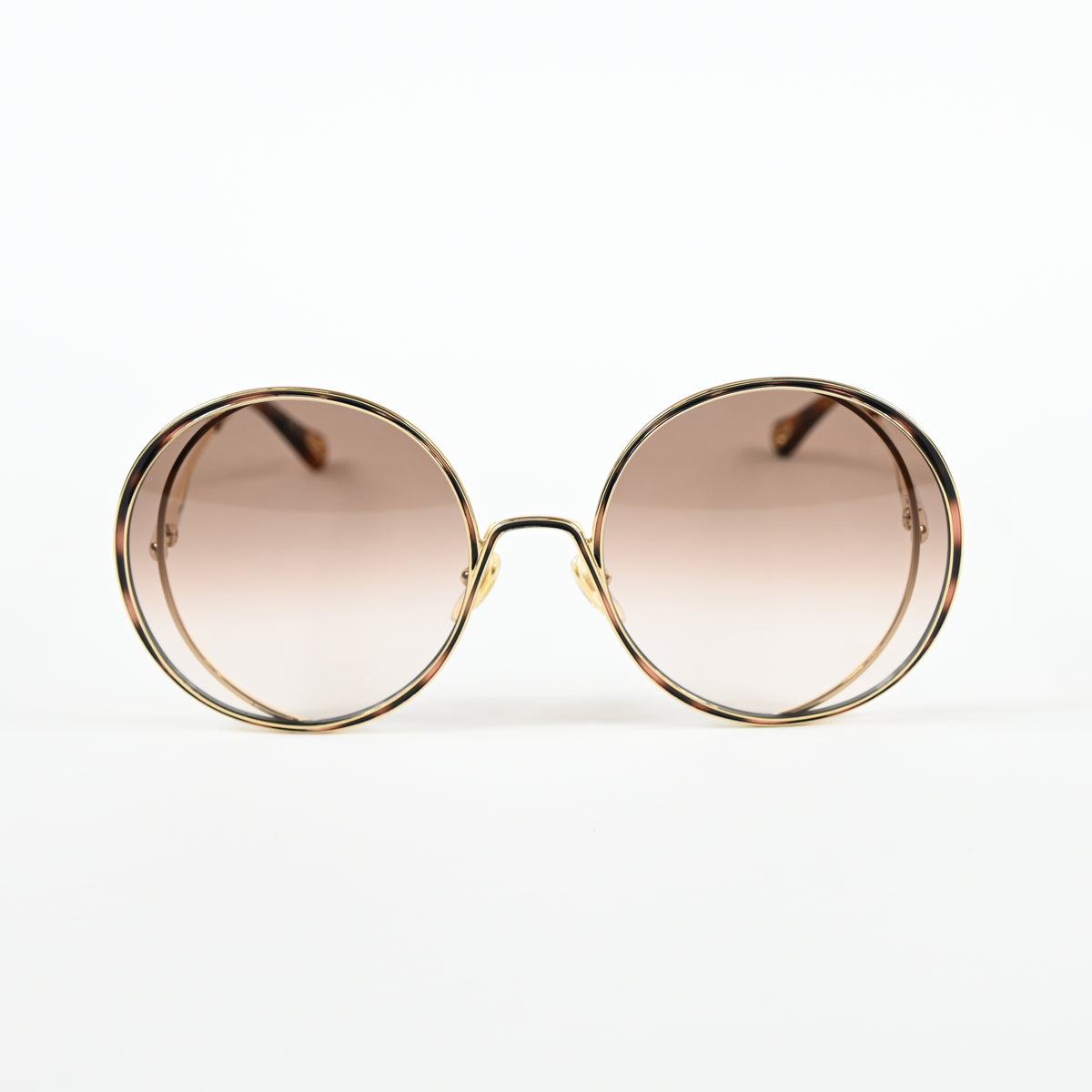 Chloe CH0037S 001 Womens Authentic Sunglasses Havana/Brown, 61mm - New