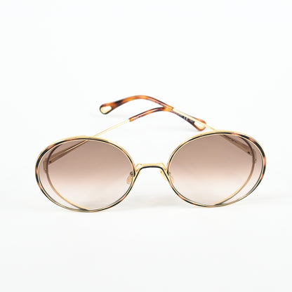 Chloe CH0037S 001 Womens Authentic Sunglasses Havana/Brown, 61mm - New