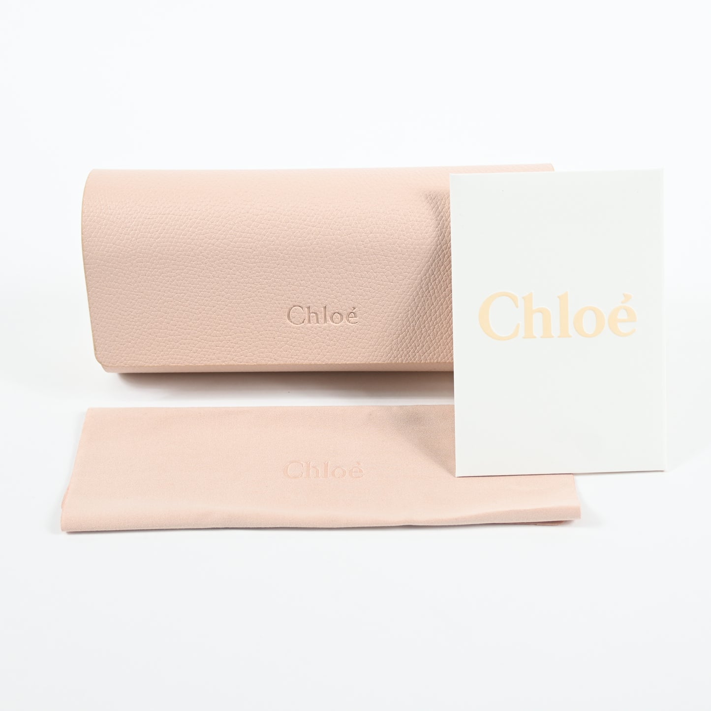 Chloe CH0009S 004 Womens Authentic Sunglasses Clear Light Pink, 56mm - New