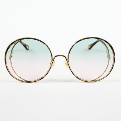 Chloe CH0037S 004 Womens Authentic Sunglasses Gold/Green, 61mm - New