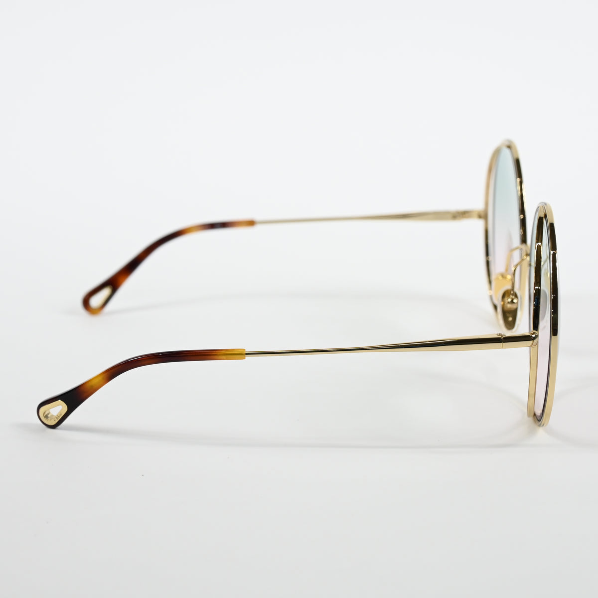 Chloe CH0037S 004 Womens Authentic Sunglasses Gold/Green, 61mm - New
