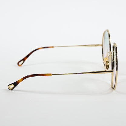 Chloe CH0037S 004 Womens Authentic Sunglasses Gold/Green, 61mm - New