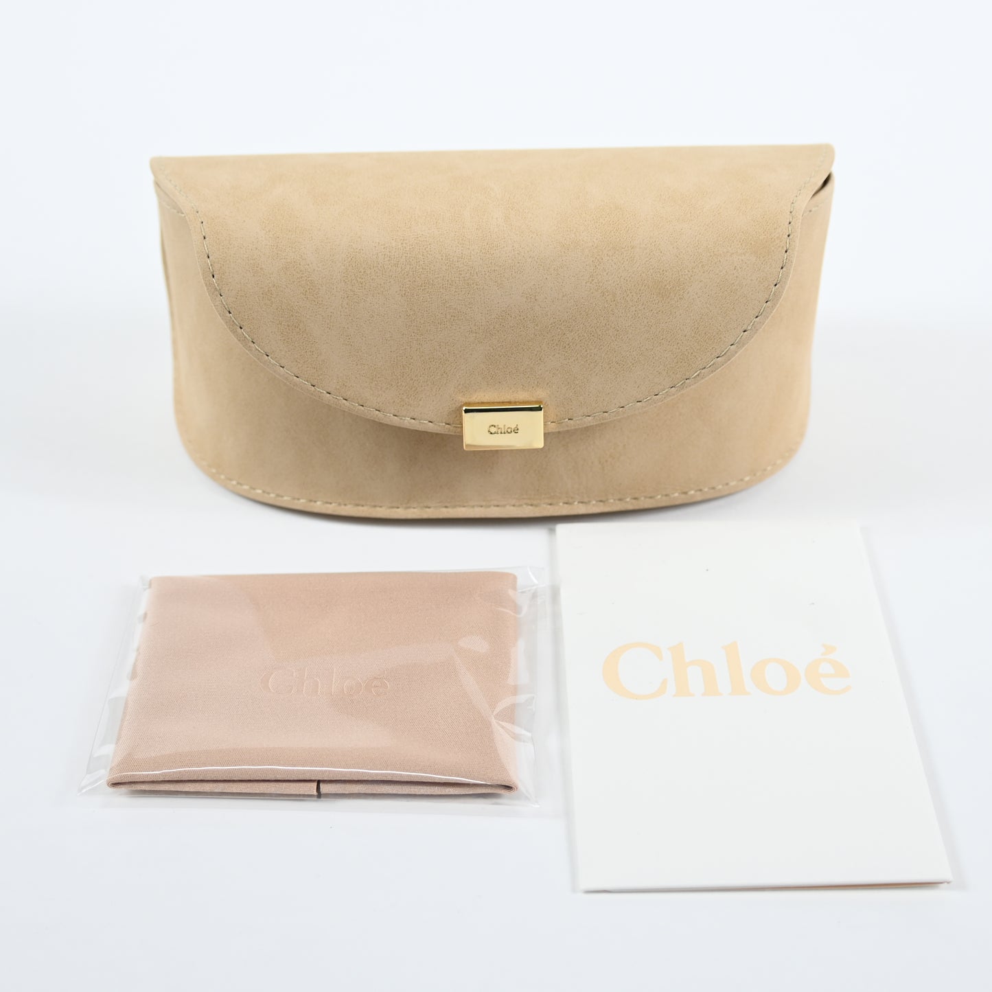 Chloe CH0003S 002 Womens Authentic Sunglasses Clear Brown, 55mm - New