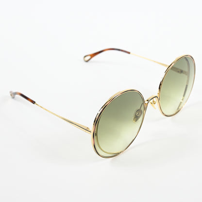 Chloe CH0037S 003 Mens Authentic Sunglasses Gold/Green, 61mm - New