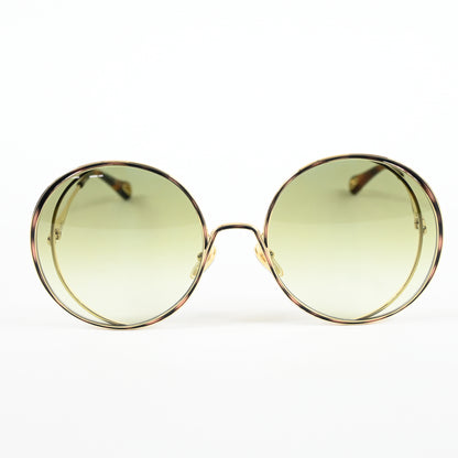 Chloe CH0037S 003 Mens Authentic Sunglasses Gold/Green, 61mm - New