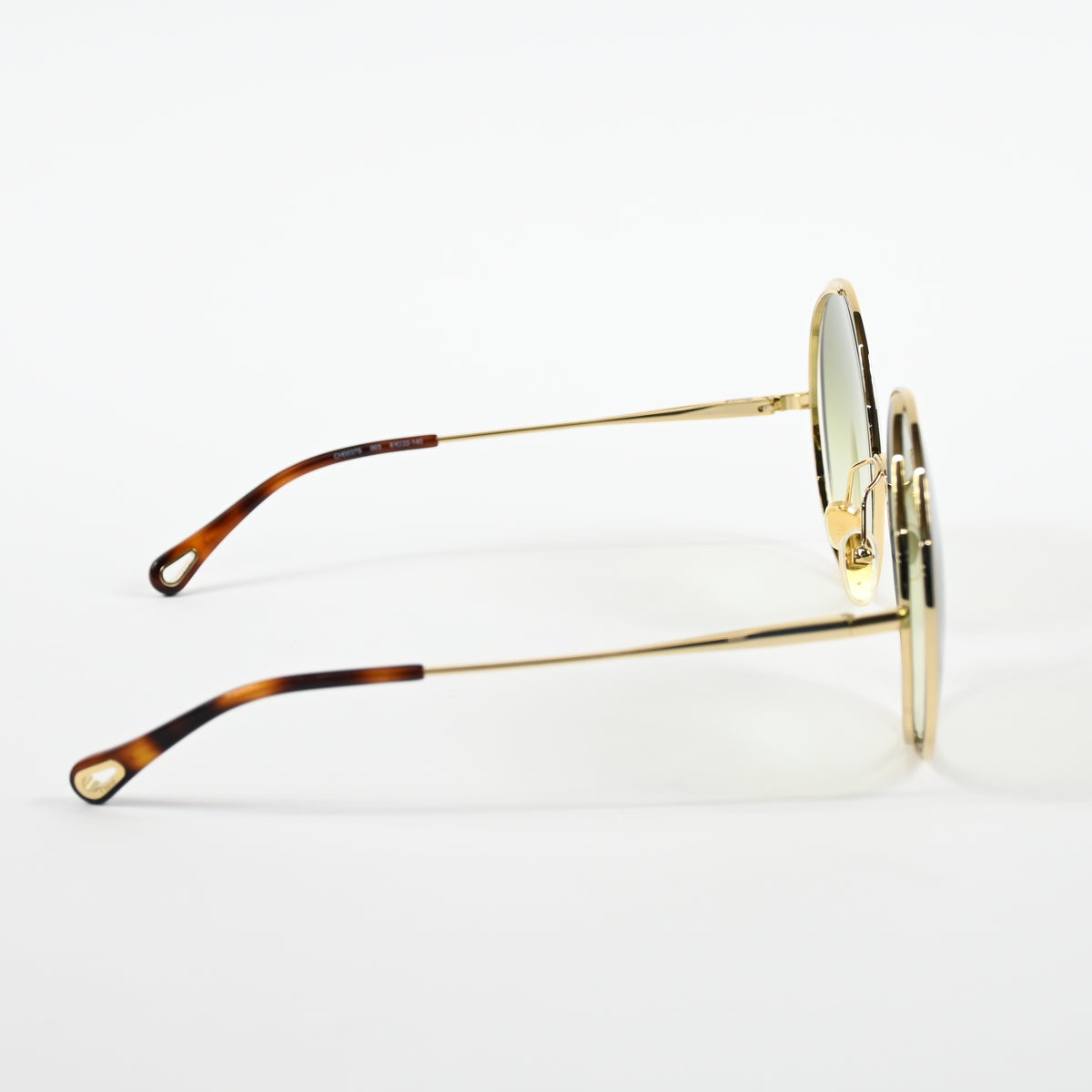 Chloe CH0037S 003 Mens Authentic Sunglasses Gold/Green, 61mm - New