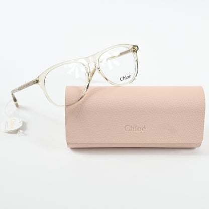 Chloe CH0010O 001 Womens Authentic Eyeglasses Clear Light Pink, 54-16mm - New