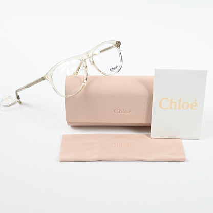 Chloe CH0010O 001 Womens Authentic Eyeglasses Clear Light Pink, 54-16mm - New