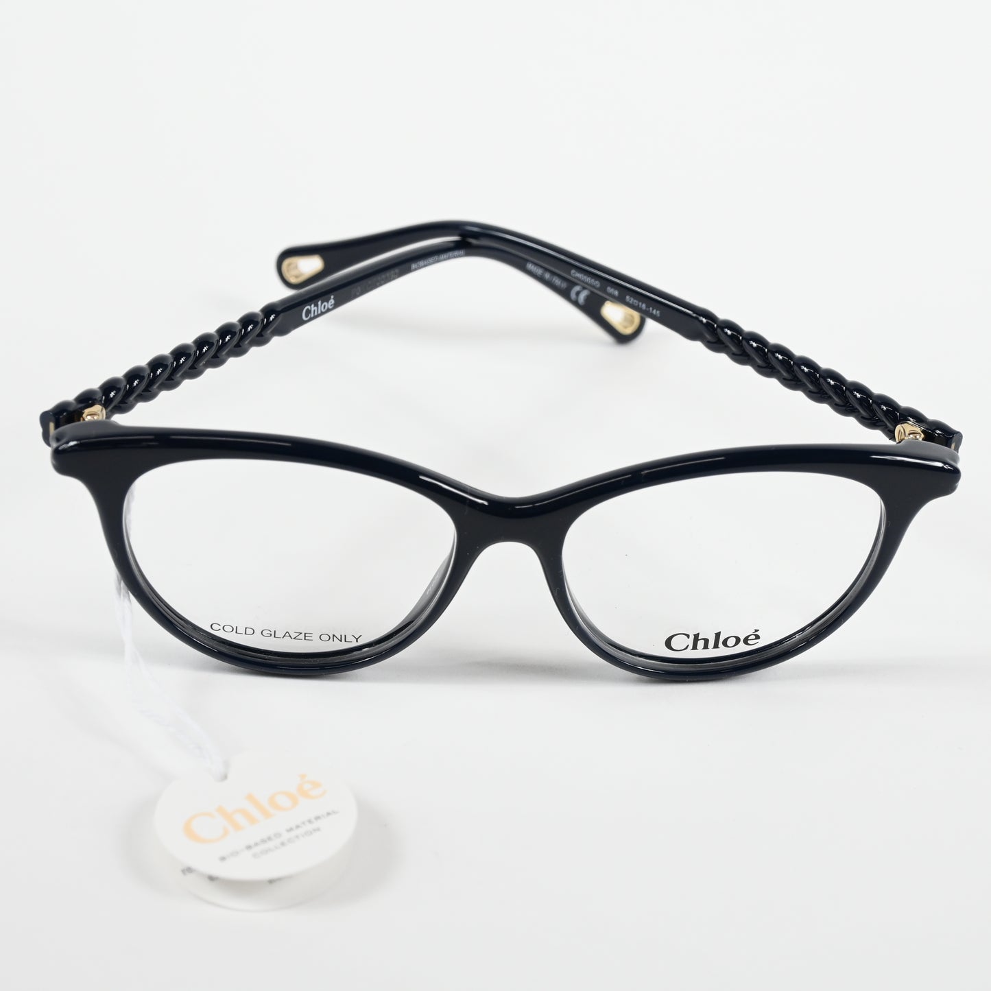 Chloe CH0005O 008 Mens Authentic Eyeglasses Dark Blue, 52-16mm - New