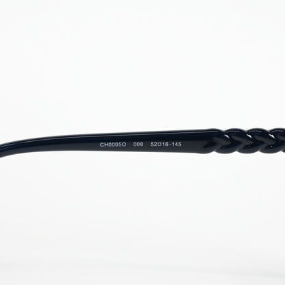 Chloe CH0005O 008 Mens Authentic Eyeglasses Dark Blue, 52-16mm - New