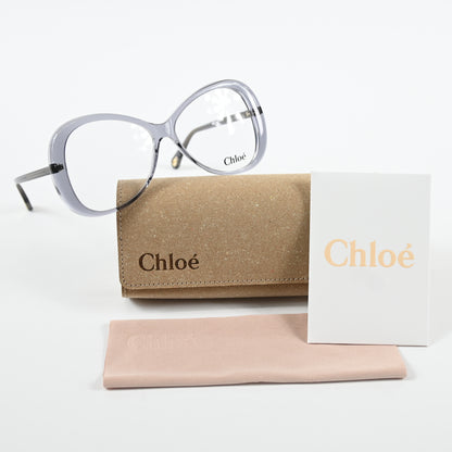 Chloe CH0011O 003 Womens Authentic Eyeglasses Clear Gray, 56-13mm - New