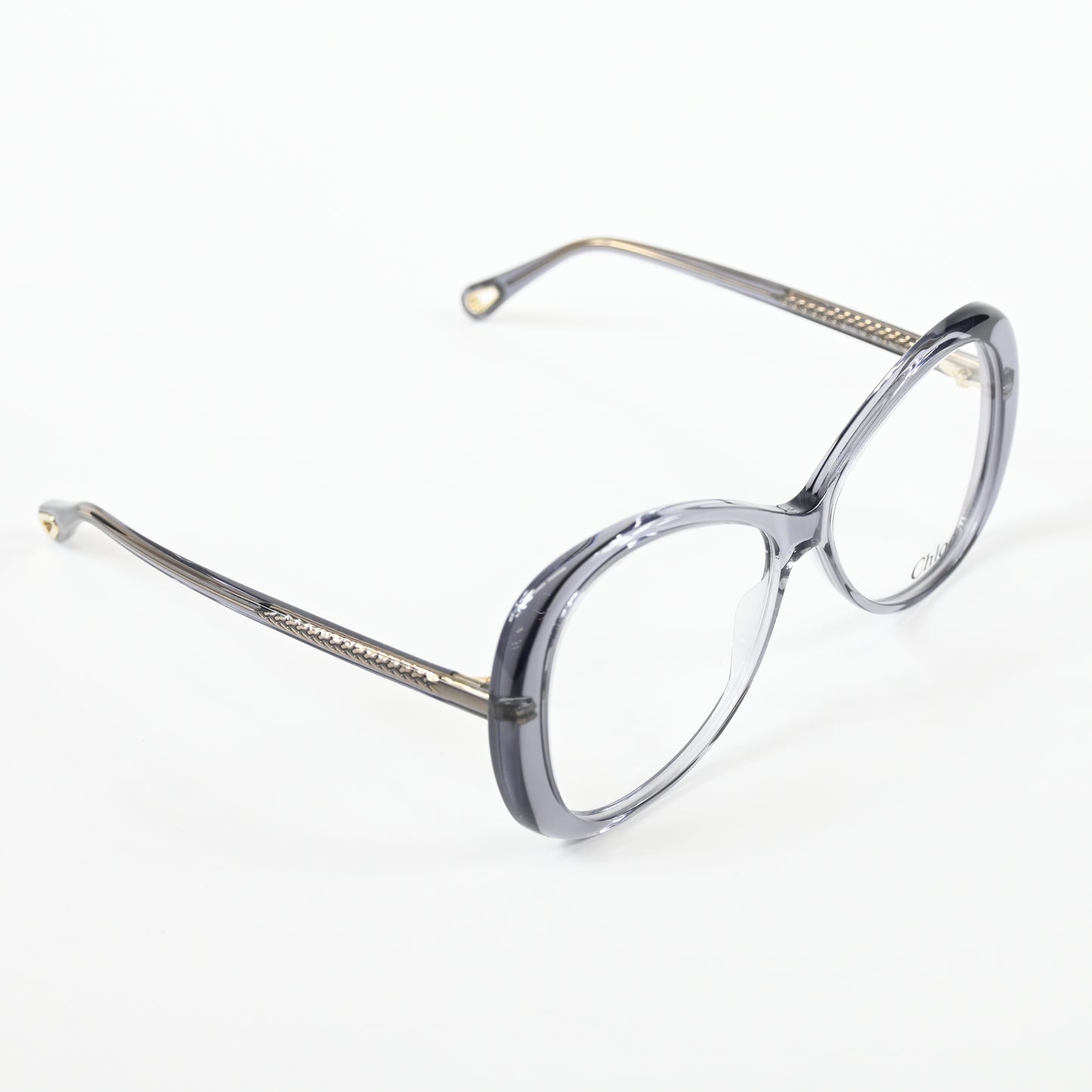 Chloe CH0011O 003 Womens Authentic Eyeglasses Clear Gray, 56-13mm - New