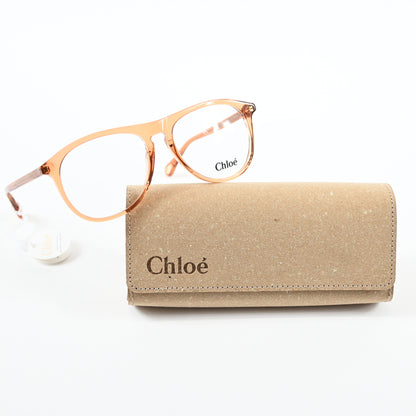 Chloe CH0010O 004 Womens Authentic Eyeglasses Clear Orange, 54-16mm - New