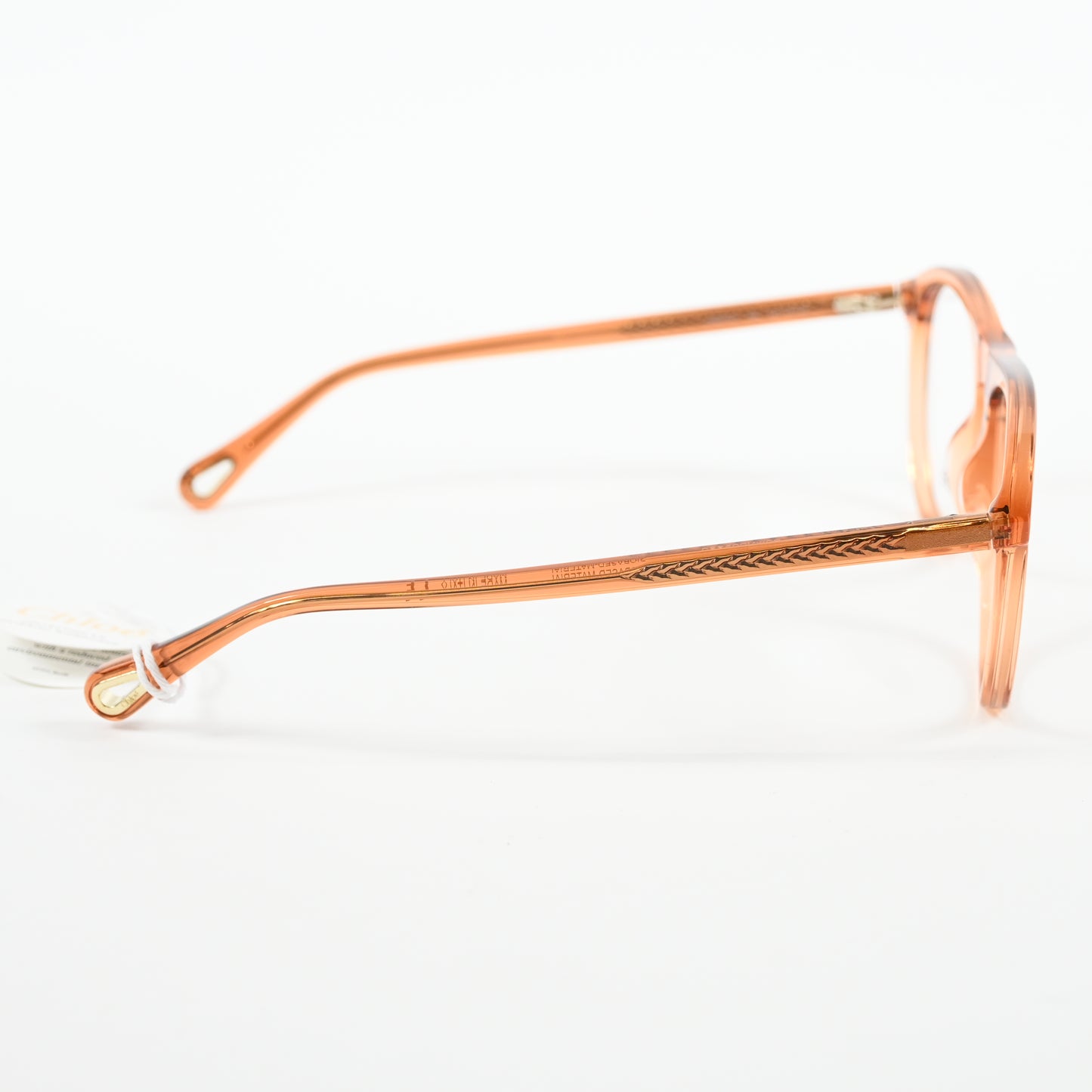 Chloe CH0010O 004 Womens Authentic Eyeglasses Clear Orange, 54-16mm - New