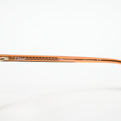 Chloe CH0010O 004 Womens Authentic Eyeglasses Clear Orange, 54-16mm - New