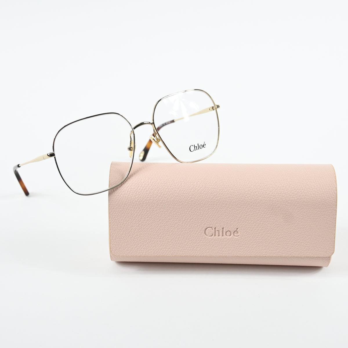 Chloe CH0023O 001 Mens Authentic Eyeglasses Gold, 59-17mm - New