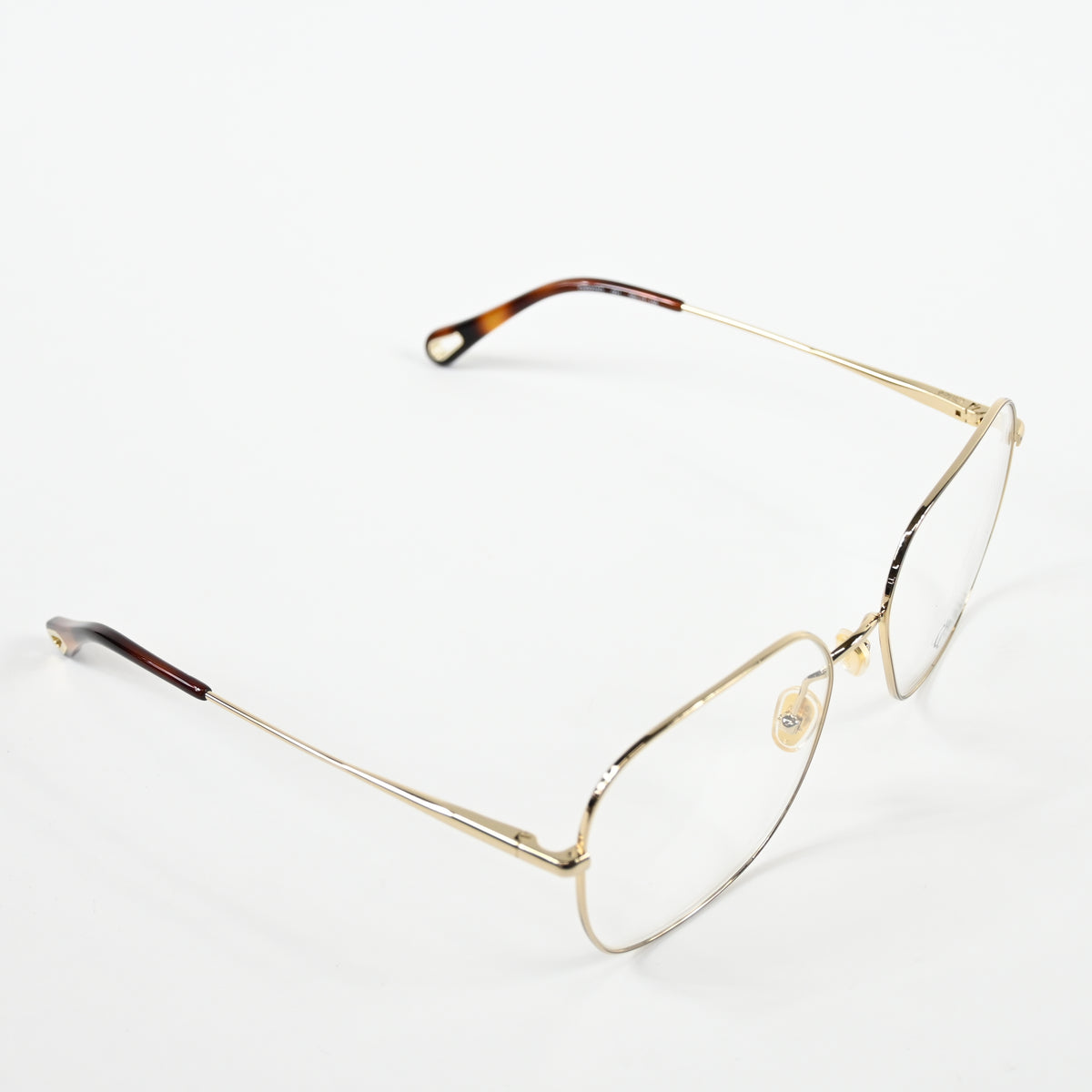 Chloe CH0023O 001 Mens Authentic Eyeglasses Gold, 59-17mm - New