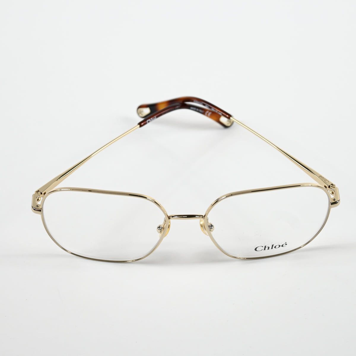 Chloe CH0023O 001 Mens Authentic Eyeglasses Gold, 59-17mm - New