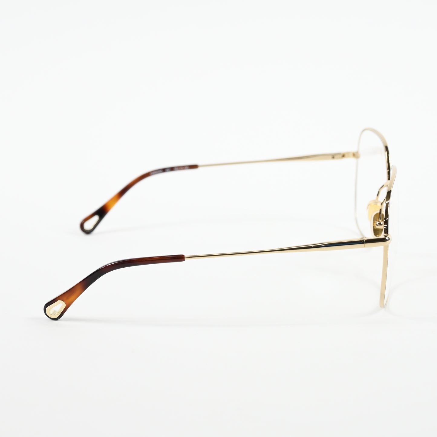 Chloe CH0023O 001 Mens Authentic Eyeglasses Gold, 59-17mm - New