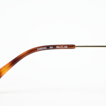 Chloe CH0023O 001 Mens Authentic Eyeglasses Gold, 59-17mm - New