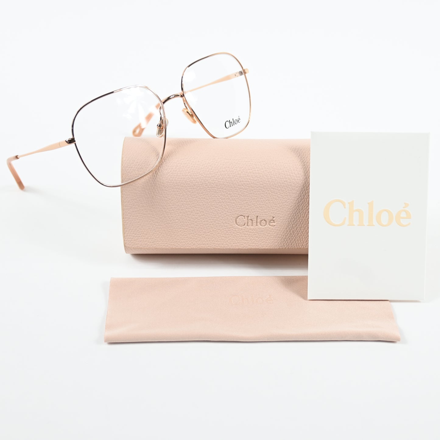 Chloe CH0023O 002 Womens Authentic Eyeglasses Gold, 59-17mm - New